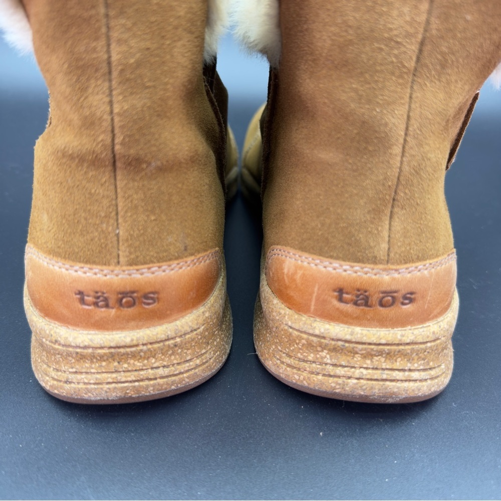Taos Footwear Faux Fur Lined Suede Booties - Picture 6 of 11